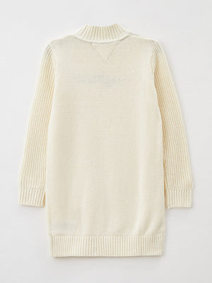 Mock Neck Sweater Dr Ivory Petal / 10