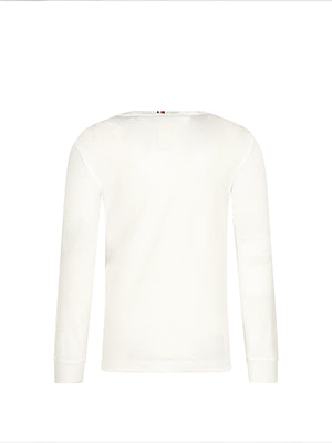 Th Artwork Tee L/S White / 10