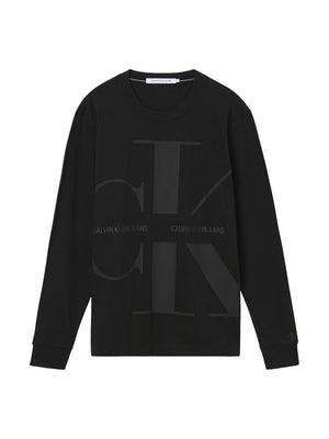 Bold Monogram Ls Tee Ck Black / L