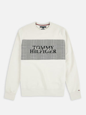 Checked Needle Punch Alabaster / L