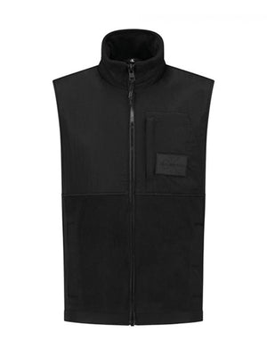 Fleece Mixed Fabric Ck Black / L