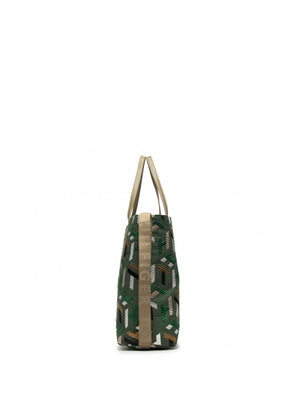 Iconic Tommy Tote Mo Green Monogram / OS