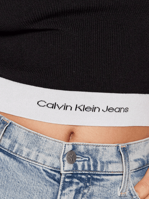 Contrast Waistband K Ck Black / L