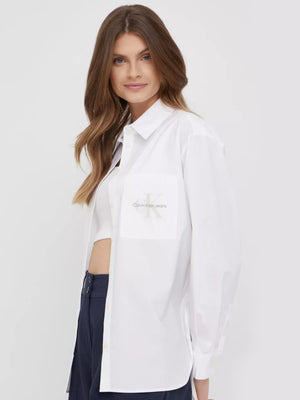 Easy Monogram Shirt Bright White / L