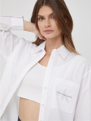 Easy Monogram Shirt Bright White / L