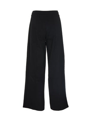 Side Rib Straight Milano Pants Ck Black / L