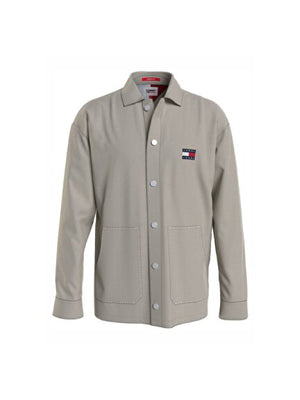 Tjm Twisted Flag Overshirt Stony Beige / L