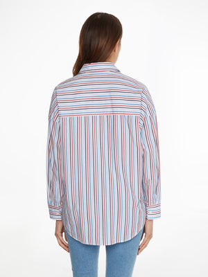 Tjw Grandpa Stripe Shirt White/Multi / L