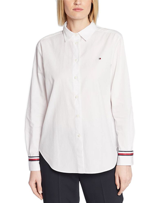 Pop Monica N L Relaxed Shirt Ls Th Optic White / 42