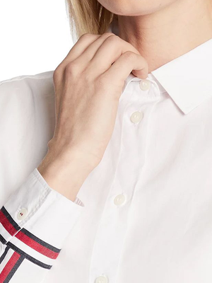 Pop Monica N L Relaxed Shirt Ls Th Optic White / 42
