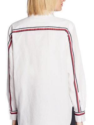 Pop Monica N L Relaxed Shirt Ls Th Optic White / 42