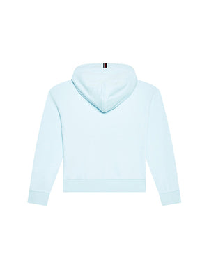 Script Print Hoodie Frost Blue / 10