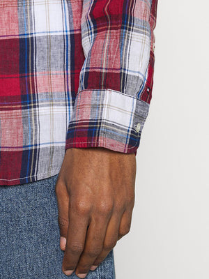 Linen Tartan Check S Arizona Red / Multi / L
