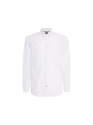 Cotton Linen Fil Cou White / Multi / L