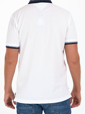 Dip Dye Regular Polo White / L