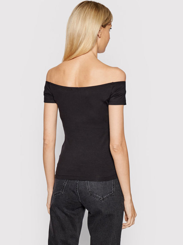 Monogram Slim Bardot Ck Black / L