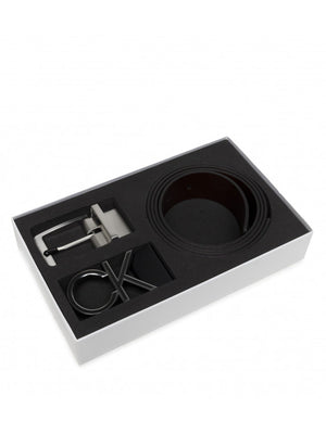 Ck Enamel 2 Buckles Ck Black / 115