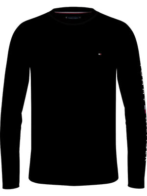 Tommy Logo Long Slee Black / L