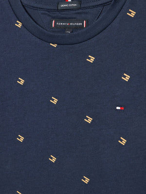Tonal Flag Ao Tee S/ Twilight Navy / 10