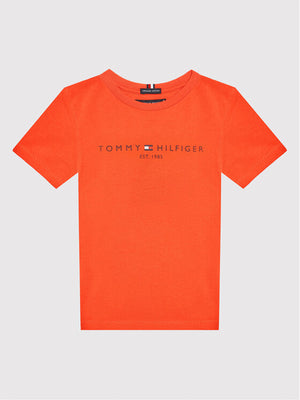 Essential Logo Tee S Daring Scarlet / 10