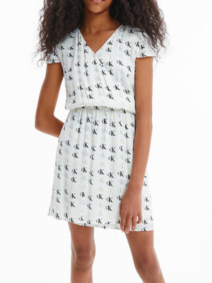 Monogram Aop Dress Monogram Aop / 10