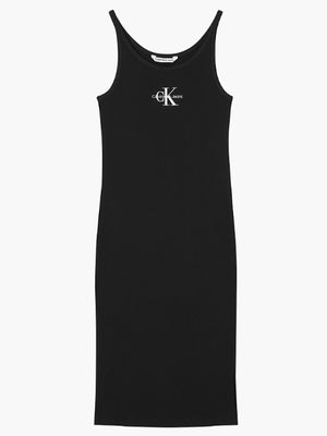 Monogram Tank Dress Ck Black / L