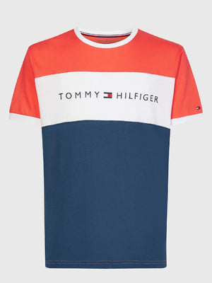 Cn Ss Tee Logo Flag Hawaiian Coral / XL