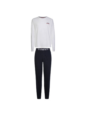 Ls Pant Jersey Set White/ Desert Sky / XL
