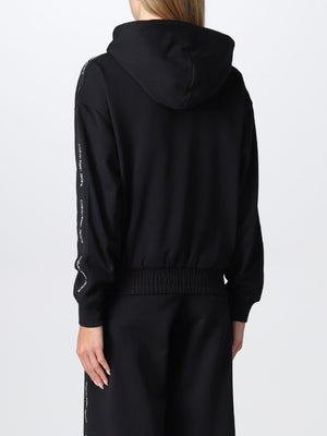 Logo Tape Zip-Through Ck Black / L