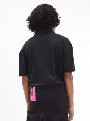 Institutional Collar Polo Ck Black / L