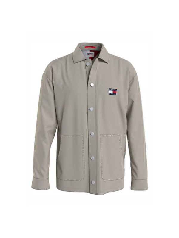 Tjm Twisted Flag Overshirt Stony Beige / L