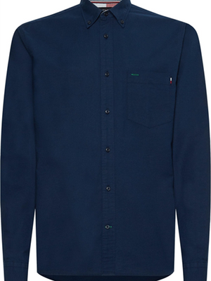 Solid Oxford Rf Shirt Carbon Navy / L