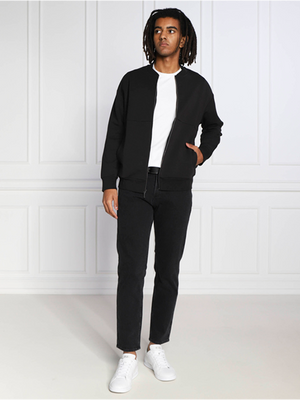 Comfort Debossed Logo Jacket Ck Black / L