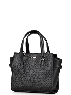 Ck Must Mini Tote Embossed Ck Black / OS