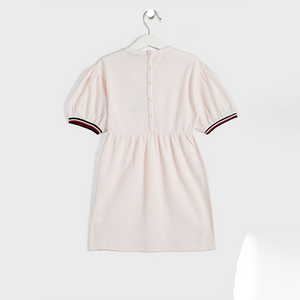 Structured Knit Dress S/S Faint Pink / 10