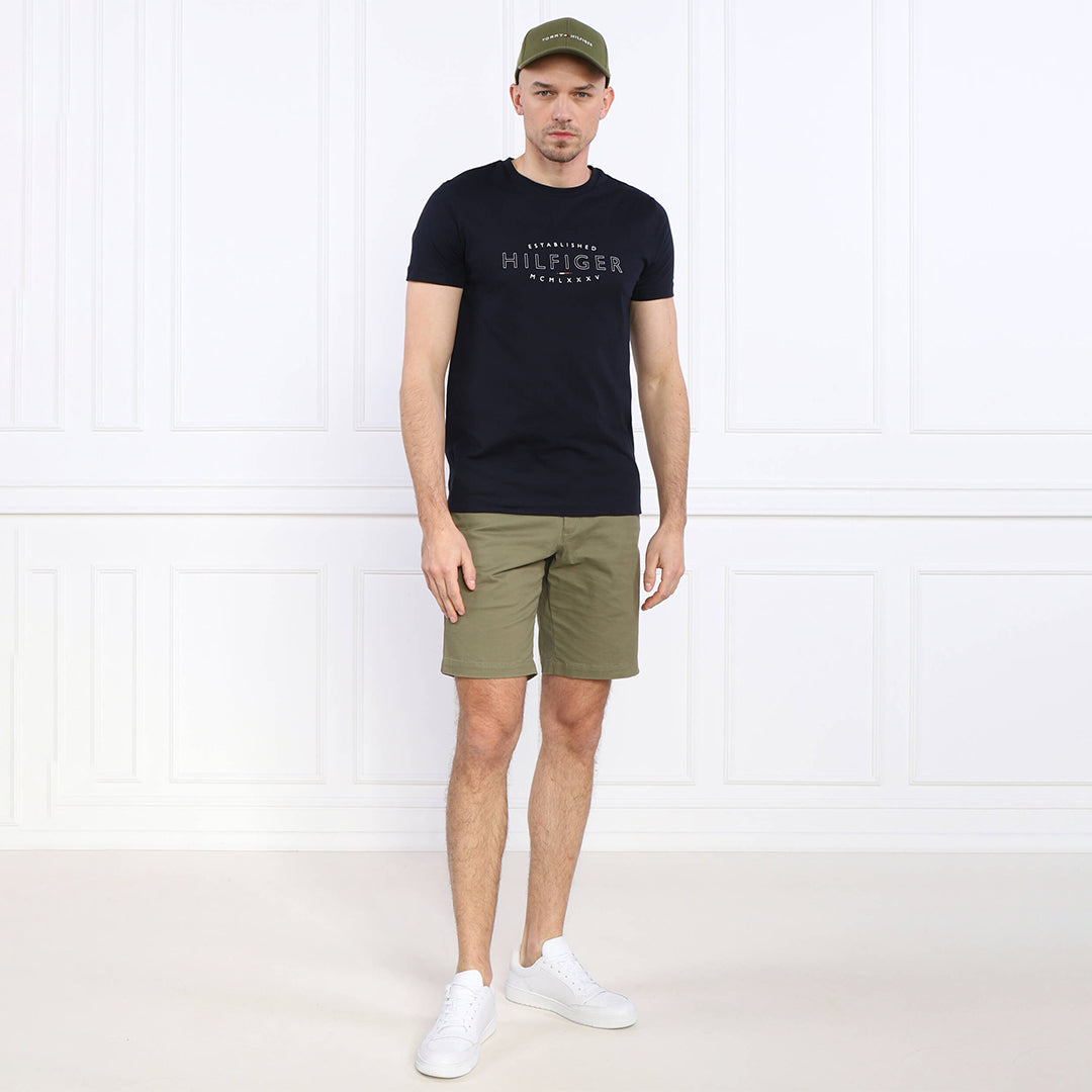Hilfiger Curve Logo Tee Desert Sky / L