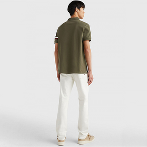 Global Stp Placement Reg Polo Army Green / L