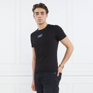 Transparent Stripe Logo Tee Ck Black / L