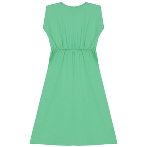 Monogram Offplaced Midi Ss Dress Neptunes Wave / 10
