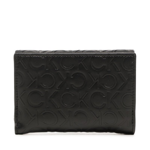 K Must Trifold Sm - Emb Mono CK BLACK / OS