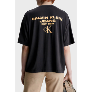 Ack Logo Modal Boyfriend Tee CK BLACK / L