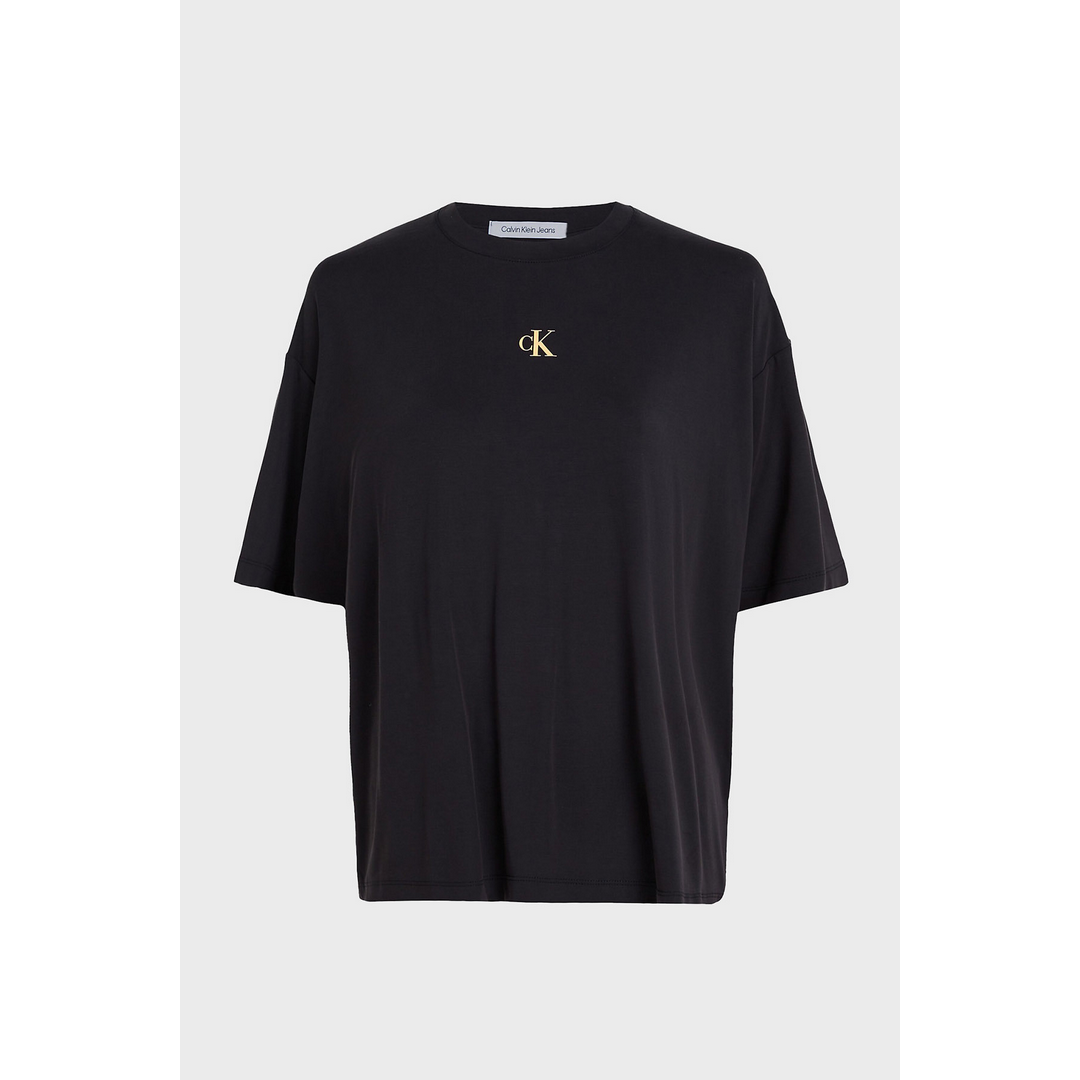 Ack Logo Modal Boyfriend Tee CK BLACK / L