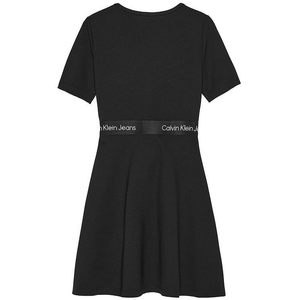 Unto Tape Ss Dress CK BLACK / 10