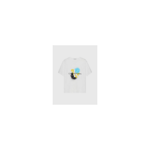 Laced Spray Print Tshirt BRIGHT WHITE / 10