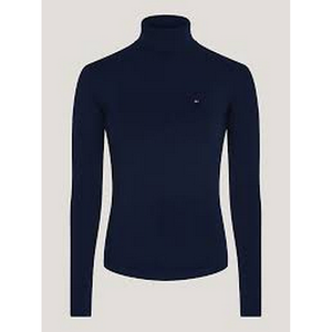 Slim 5X2 Rib Roll-Nk Ls Desert Sky / RL