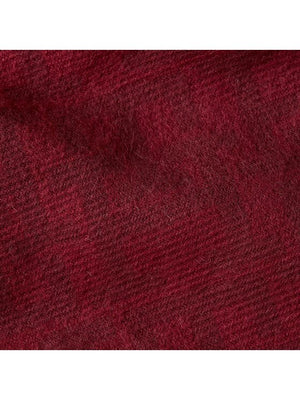 Monogram Brushed Scarf Rouge / OS