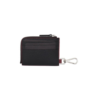 Th Struc Leather Cc With Zip Black / OS