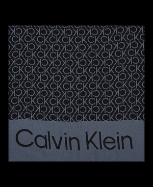 Fringes Monogram Scarf 100X200 Ck Black / OS