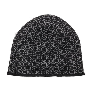 Ck Monogram Wool No Fold Beanie Ck Black / OS