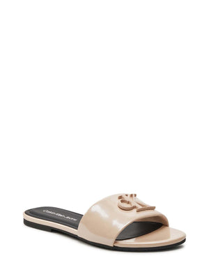 Flat Sandal Slide Mg Met Whisper Pink / 41